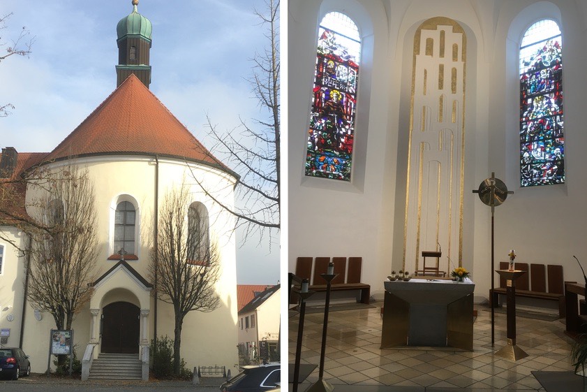 Die katholische Nebenkirche "St. Antonius" in Vohburg. Fotos: Pfarrer Thomas Zinecker