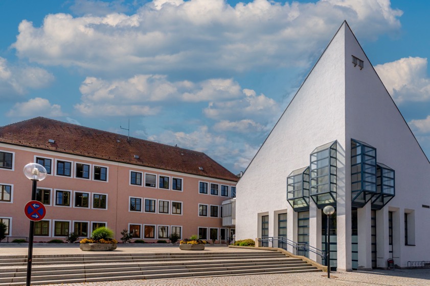 Das Rathaus von Manching. Foto: Reisinger