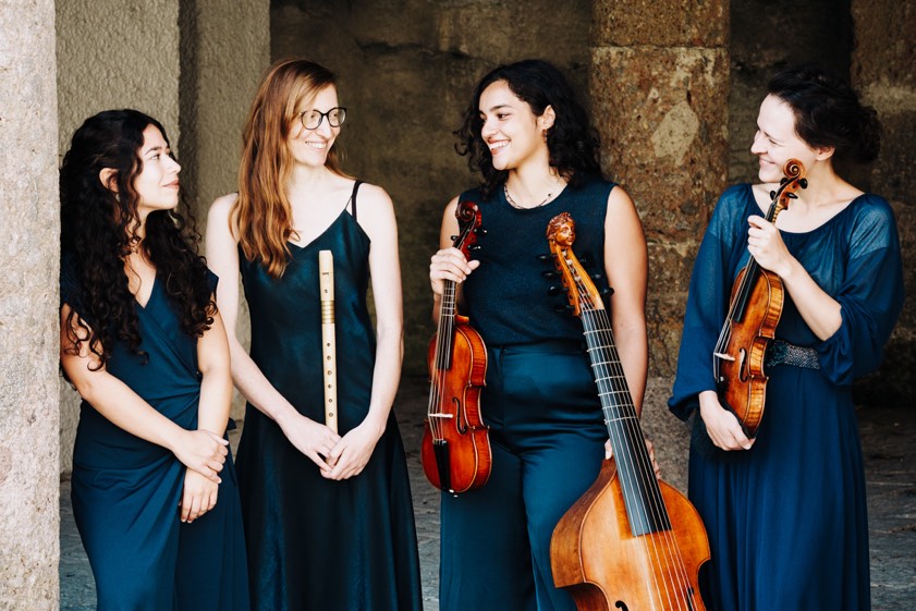 Den Auftakt macht das Alte-Musik-Ensemble "Tra Noi". Foto: Amir Kaufmann